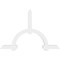 Ekena Millwork Ericson Architectural Grade PVC Gable Bracket, 96"W x 64"H x 4"D x 6"F, 16/12 Pitch GBP096X64X0406ERI00 - alternate 4